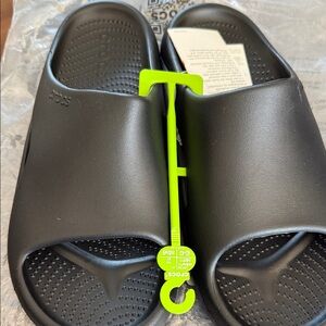 CROCS Black Slide Sandals